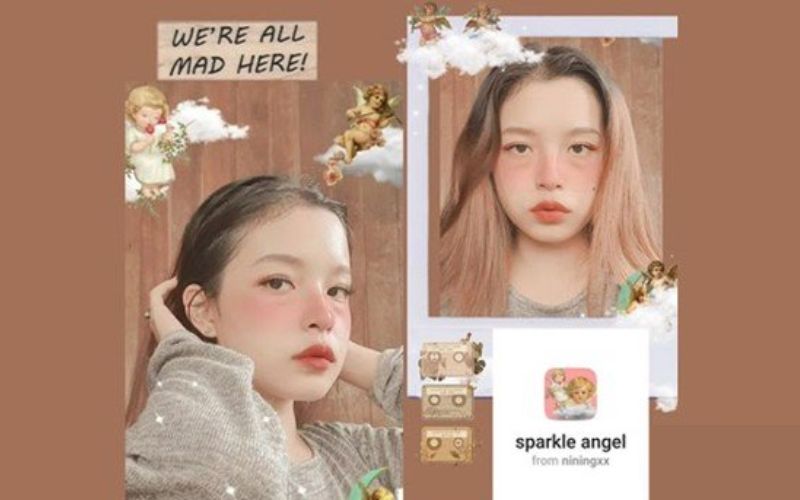 Filter thiên thần Sparkle angel