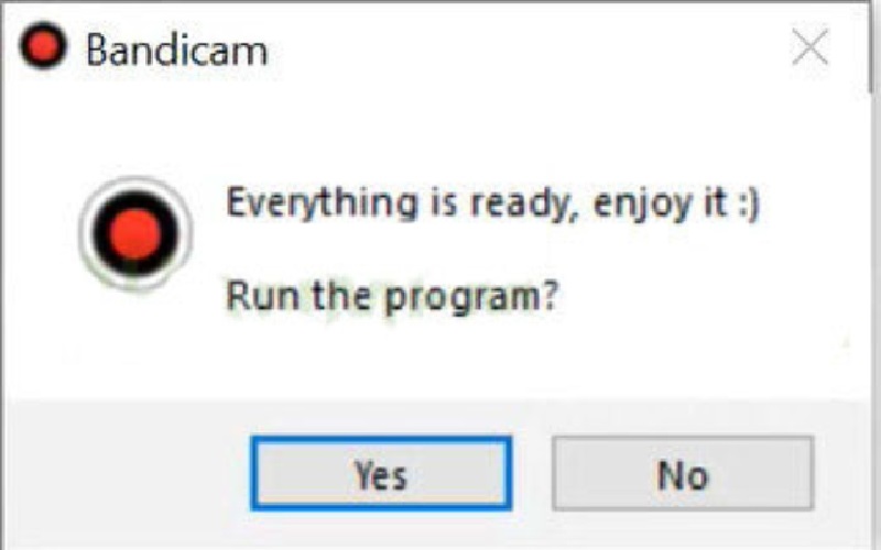 nhấn chọn nút Yes