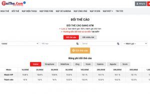 website đổi thẻ cào uy tín DOITHE.COM